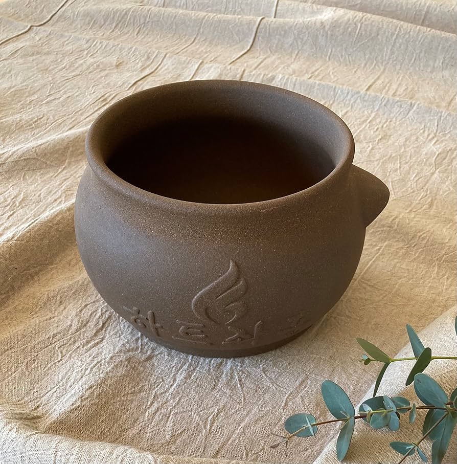 ヨモギ蒸し 壺 陶器製 中型鍋 茶色 取っ手付き 商品のこだわり | MARL JAPAN（マール ジャパン）純国産の黄土